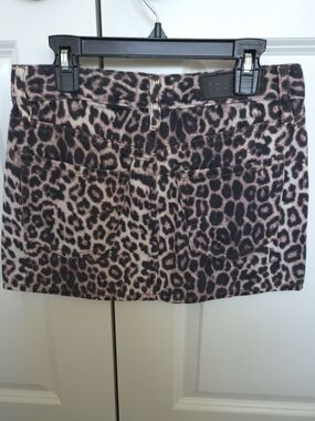 PACSUN Leopard Print Mini Skirt